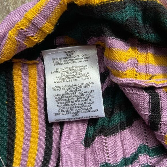 NWT BCBGeneration Crochet Wrap Knit Top - Picture 7 of 14